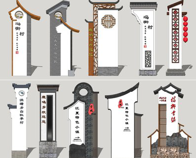 武平美丽乡村标识标牌有哪些分类？